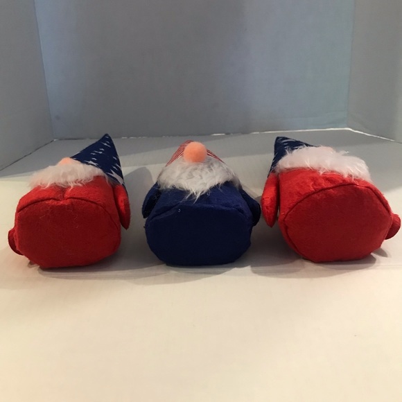 Gnomes Red, White And Blue Shelf Sitters 10” 4th Of July Felt Gnomes - Picture 6 of 8